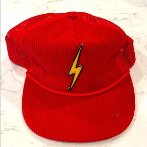 Aviator Nation Red Lightning Hat